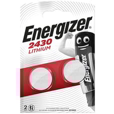 Energizer CR2430 Lithium Coin Battery (3V, 290 mAh) (2 pack) Energizer CR2430 Lithium Coin Battery (3V, 290 mAh) (2 pack)
