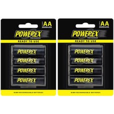 Powerex Precharged Rechargeable AA 2600mAh Batteries (2x 4-Pack) Powerex Precharged Rechargeable AA 2600mAh Batteries (2x 4-Pack)